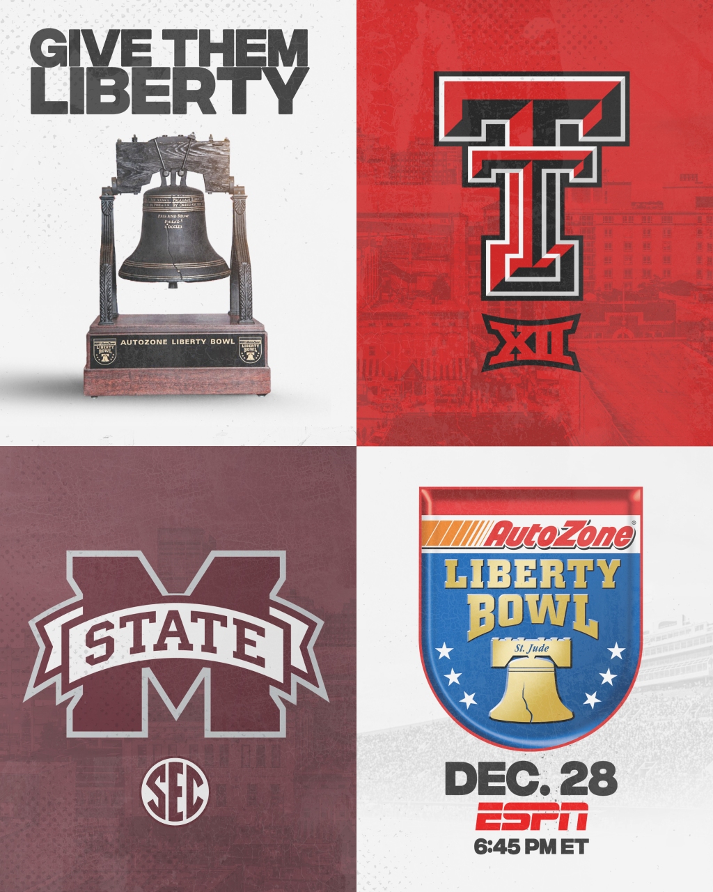 An early look at the 2021 AutoZone Liberty Bowl matchup between Mississippi State and Texas Tech